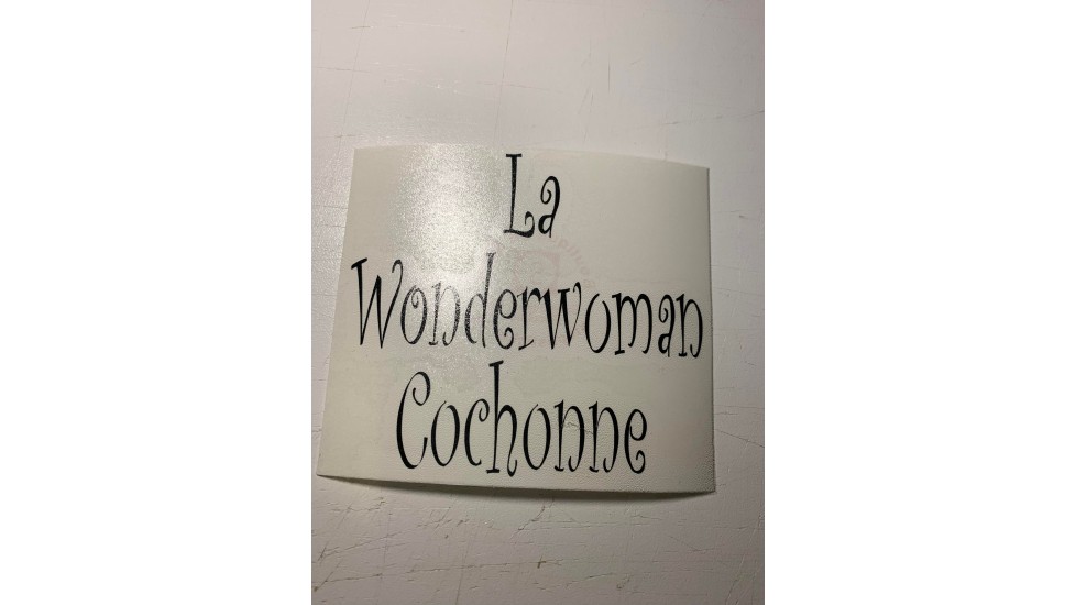 La WonderWoman cochonne